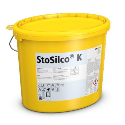 Fassaadikrohv StoSilco K 1,5mm valge 25kg pilt